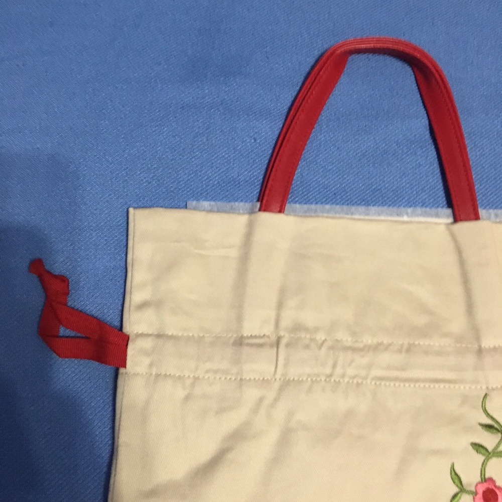Drawstring Flower tote - Picture 3 of 4